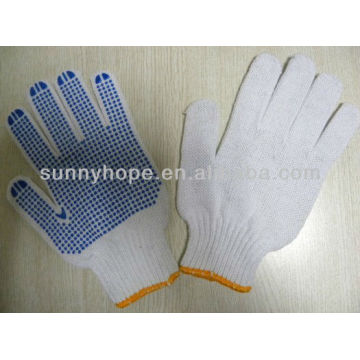 Guantes de punto PVC